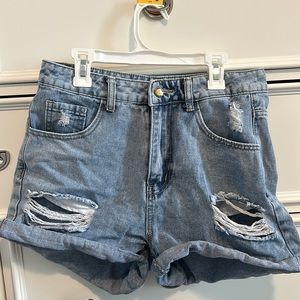 Mom jean shorts